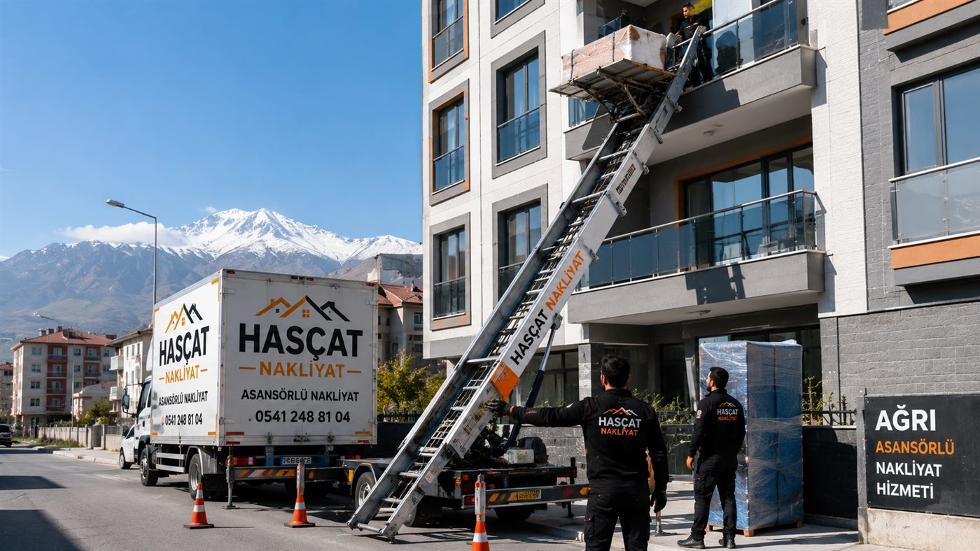 Ağrı asansörlü nakliyat uygulaması